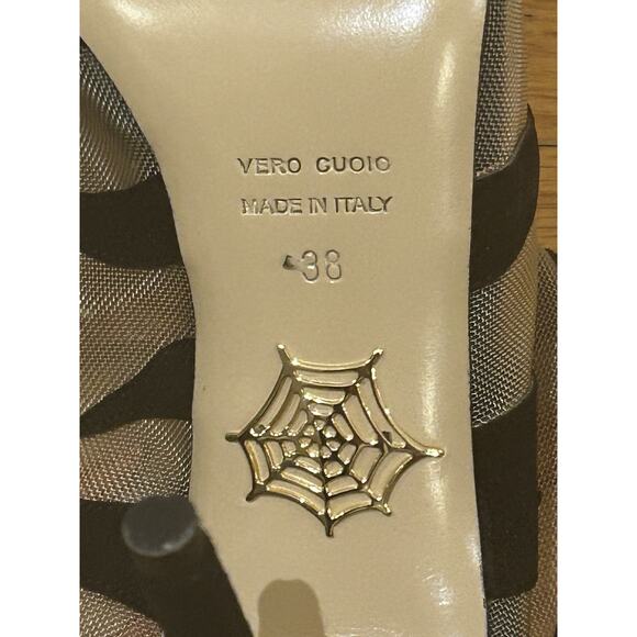 Charlotte Olympia Women's Zebra Slip-On Stiletto Mules Heels Size 38 - Picture 7 of 7